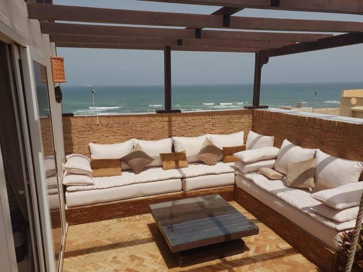 Villa pour 6 personnes, avec balcon et vue