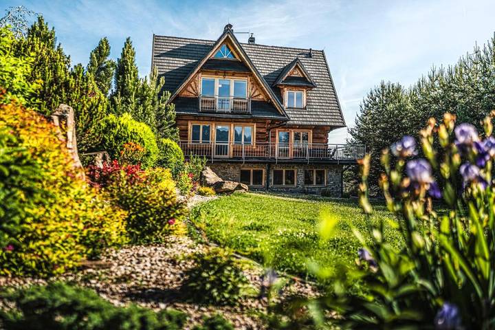 Bed & breakfast dla 20 osób, z Balkon i Taras oraz Ogród i Widok w Witów