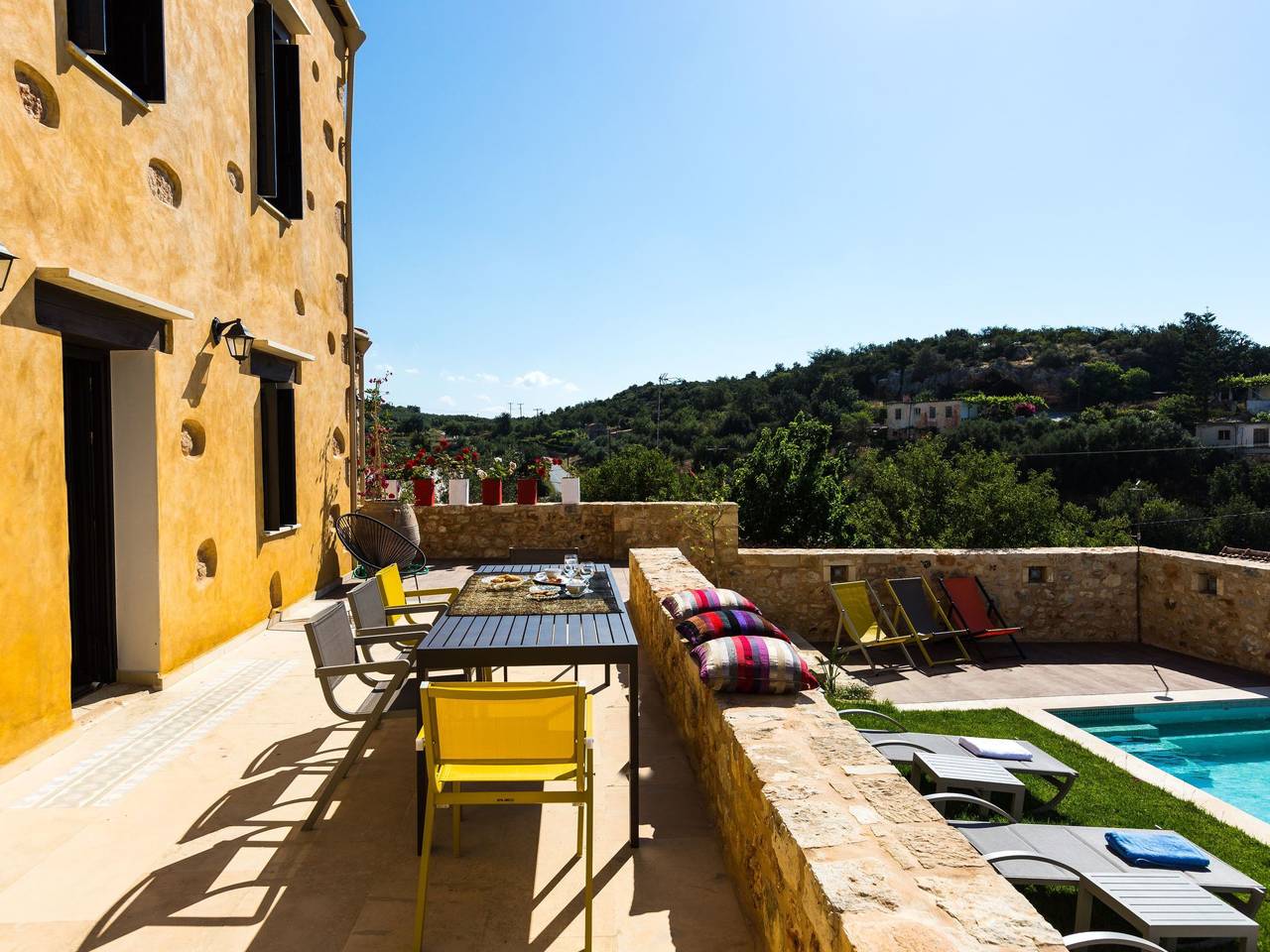 Freistehendes Ferienhaus mit großem Pool in Rethymno und Umgebung