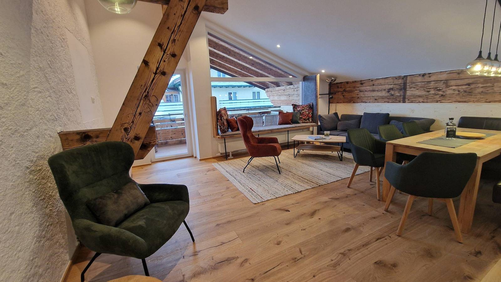 Geheel vakantieappartement, 4 Kabin Appartement, Nr. 8 in Hirschegg Kleinwalsertal, Mittelberg