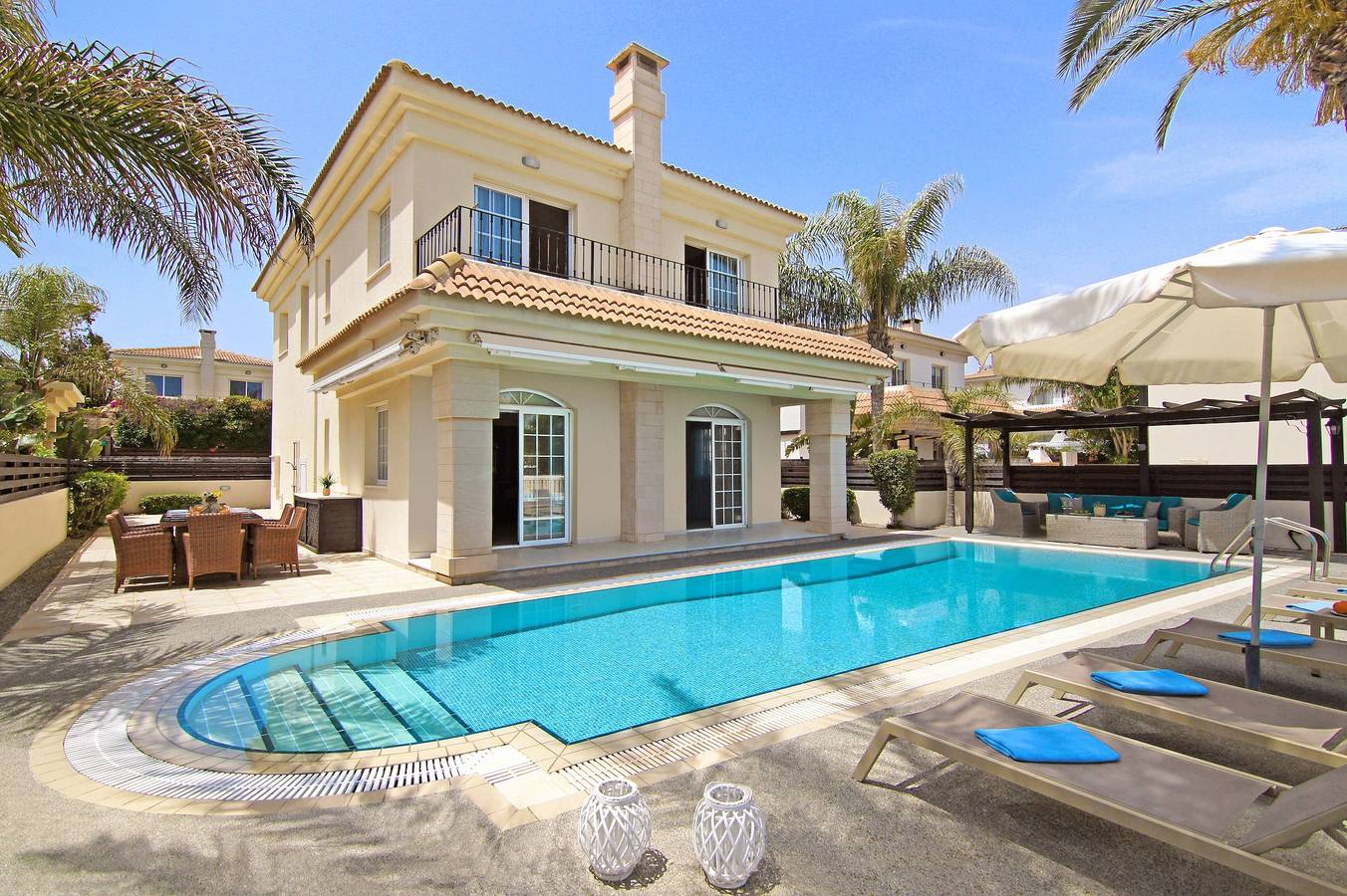 Villa für 8 Personen mit Pool in Kapari, Südzypern