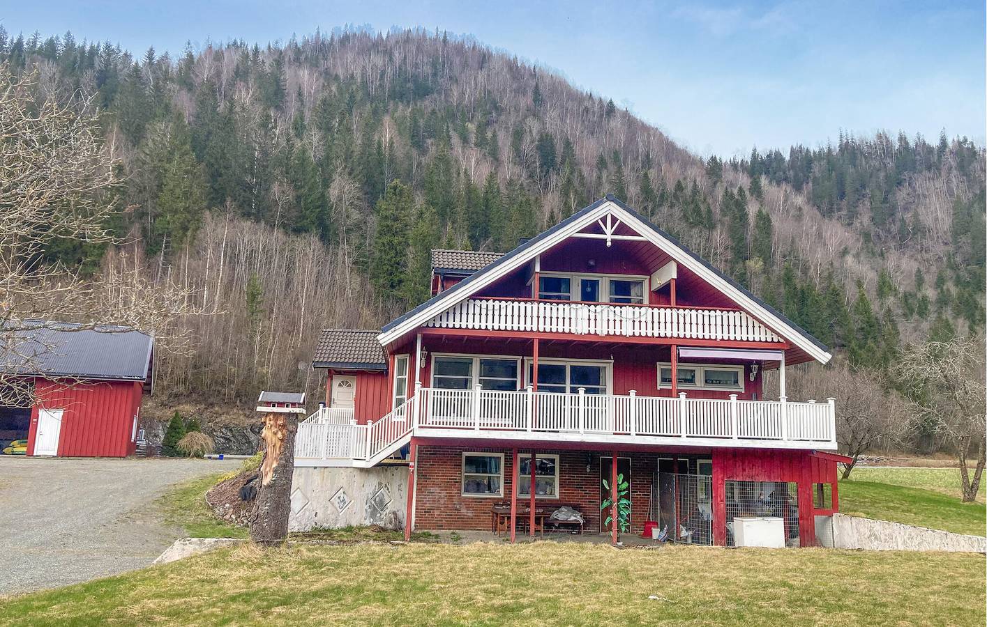 Ferienhaus für 8 Personen mit Ausblick in Stjørdal