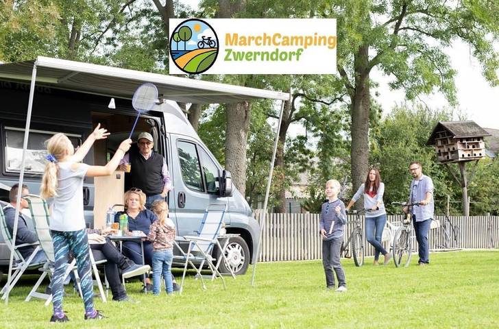 Marchcamping Zwerndorf - Wohncontainer 4 (mit Gemeinschaftsduschen/-Wc) in Zwerndorf, Weiden an der March