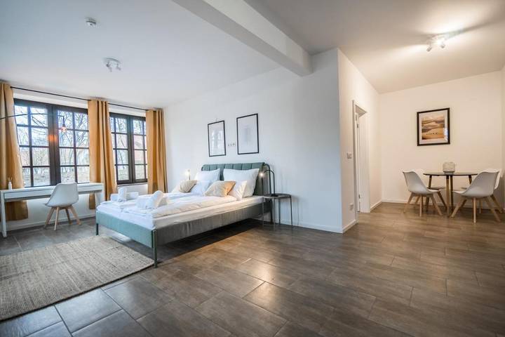 Ferienwohnung für 4 Personen, mit Terrasse und Garten