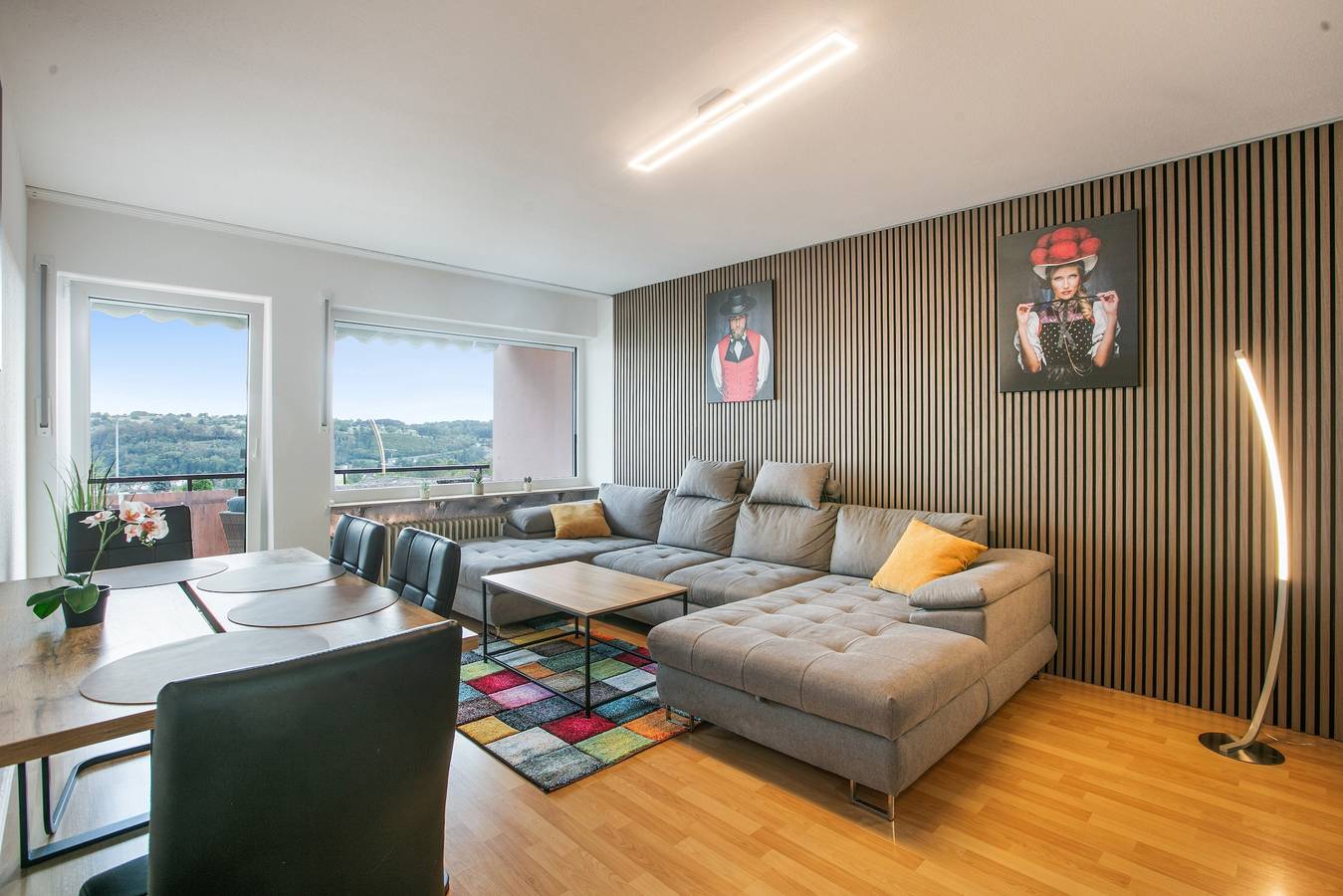 Hel lejlighed, Apartment 'Wehrblick' with Mountain View, Balcony and Wi-Fi in Wehr (Baden-Württemberg), Syd-Sorteskoven
