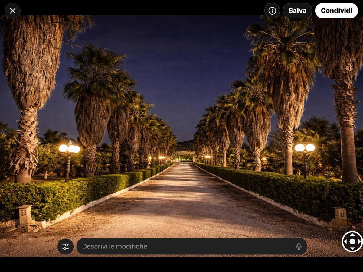 Villa delle Palme Delfina - parking Piscina a 10 minuti dal centro e dal mare in Valderice, Provincia di Trapani