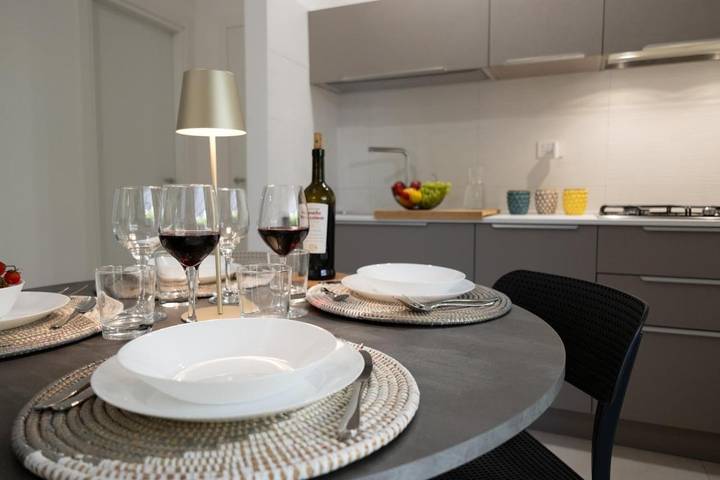 Ferienwohnung für 4 Personen, mit Terrasse und Garten