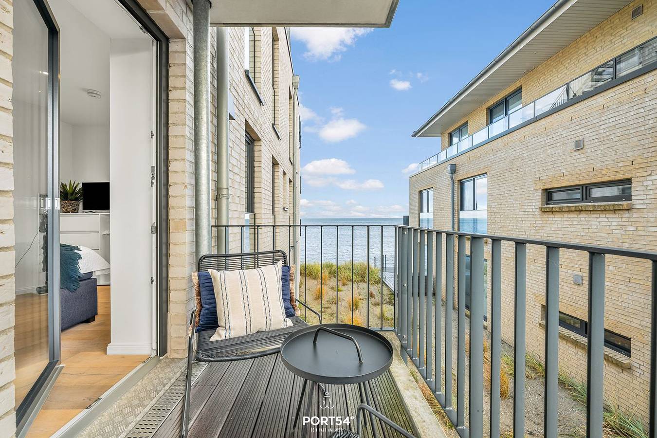 Ganze Wohnung, Tiefseetaucher - 1. Reihe am Wasser, Meerblick, 2 Balkone, Sauna, E-Ladestation in Olpenitz, Kappeln