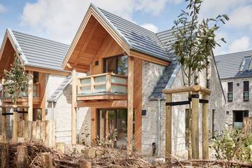Ferienhaus für 4 Personen, mit Balkon und Sauna auf Eiderstedt