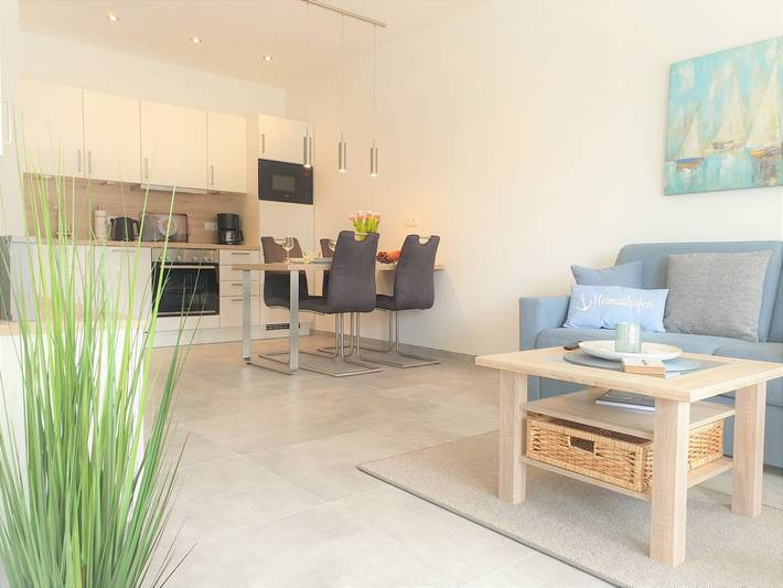 Vakantiewoning voor 2 personen, met balkon in Dangast