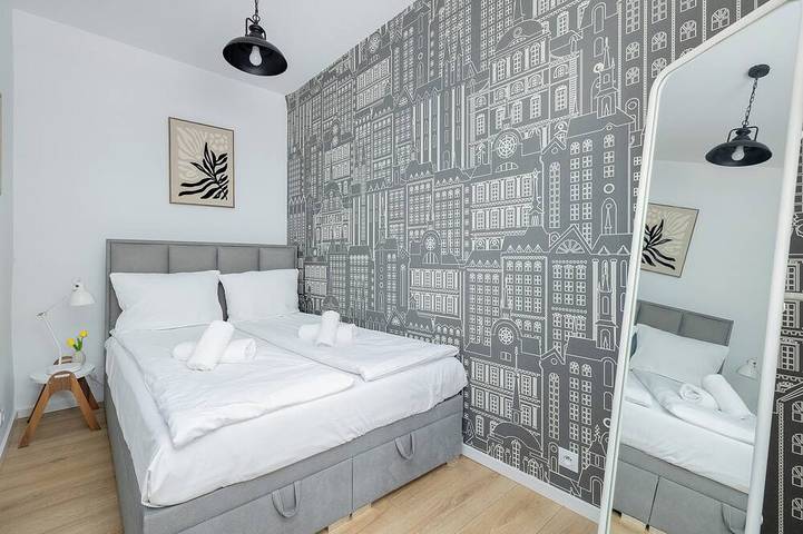 Ganze Wohnung, Targ Rybny Riverside Apartment in Stettin, Ostsee Vorpommern