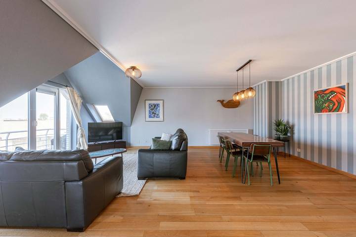Ferienwohnung für 6 Personen, mit Meerblick und Garten in De Haan