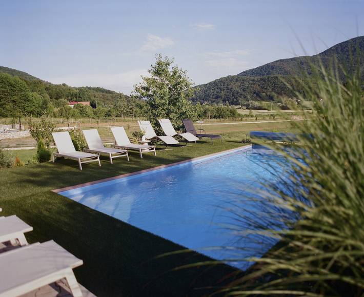 Ferienhaus für 10 Personen, mit Garten und Pool sowie Terrasse - 1