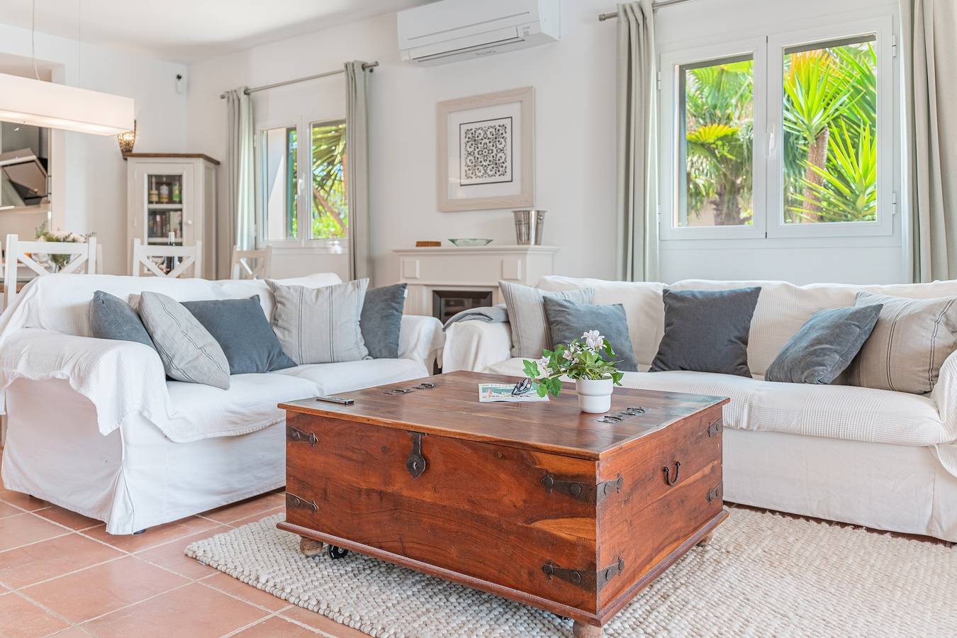Villa 'Casa Mayor Strand Es Trenc 5 Min' con piscina privata, Wi-Fi e aria condizionata in Sa Ràpita, Campos
