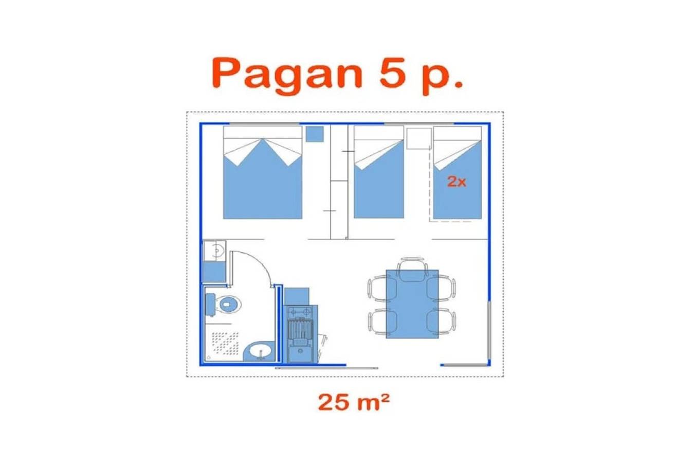 Tienda para 5 personas con sauna in Montroig, Costa Dorada