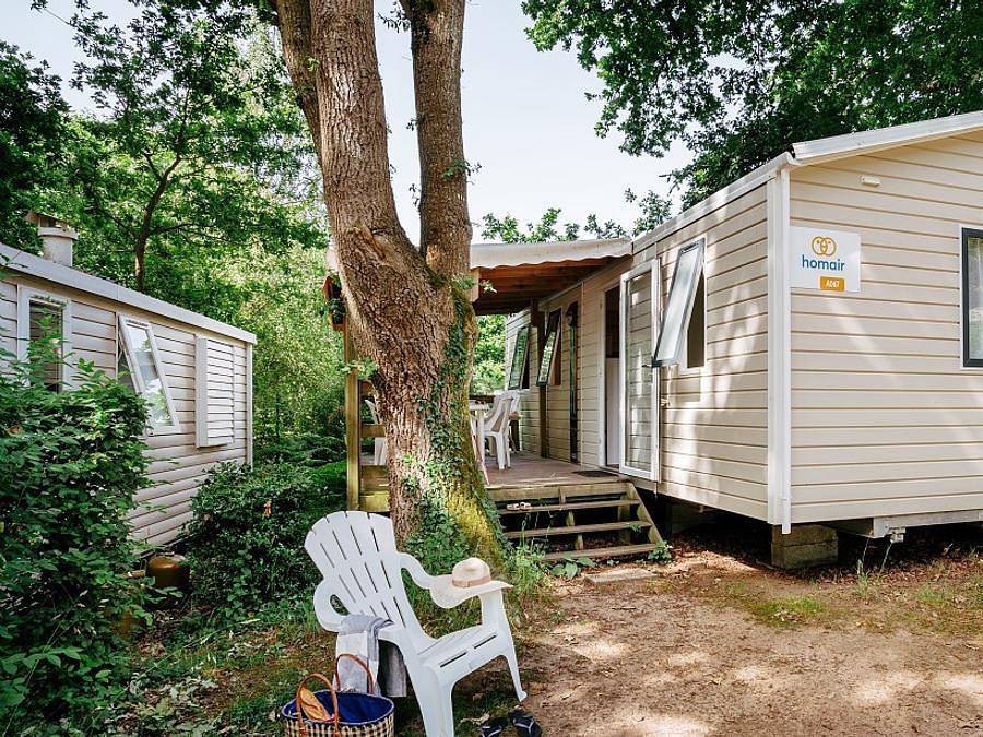 Camping Le Domaine d'Inly - Mobile home 6 persons - Comfort Xl | 3 Bedrooms | 6 Pers. | Raised terrace in Pénestin, Côte des Mégalithes