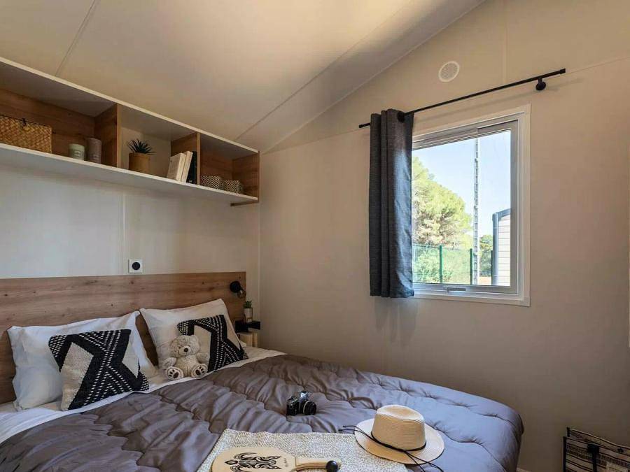 Camping Sandaya l'Etoile d'Argens - Casa mobile 4 persone - Cottage Provenza 3 Camere 4 Persone Aria condizionata + Tv in Frejus, Costa mediterranea (Francia)