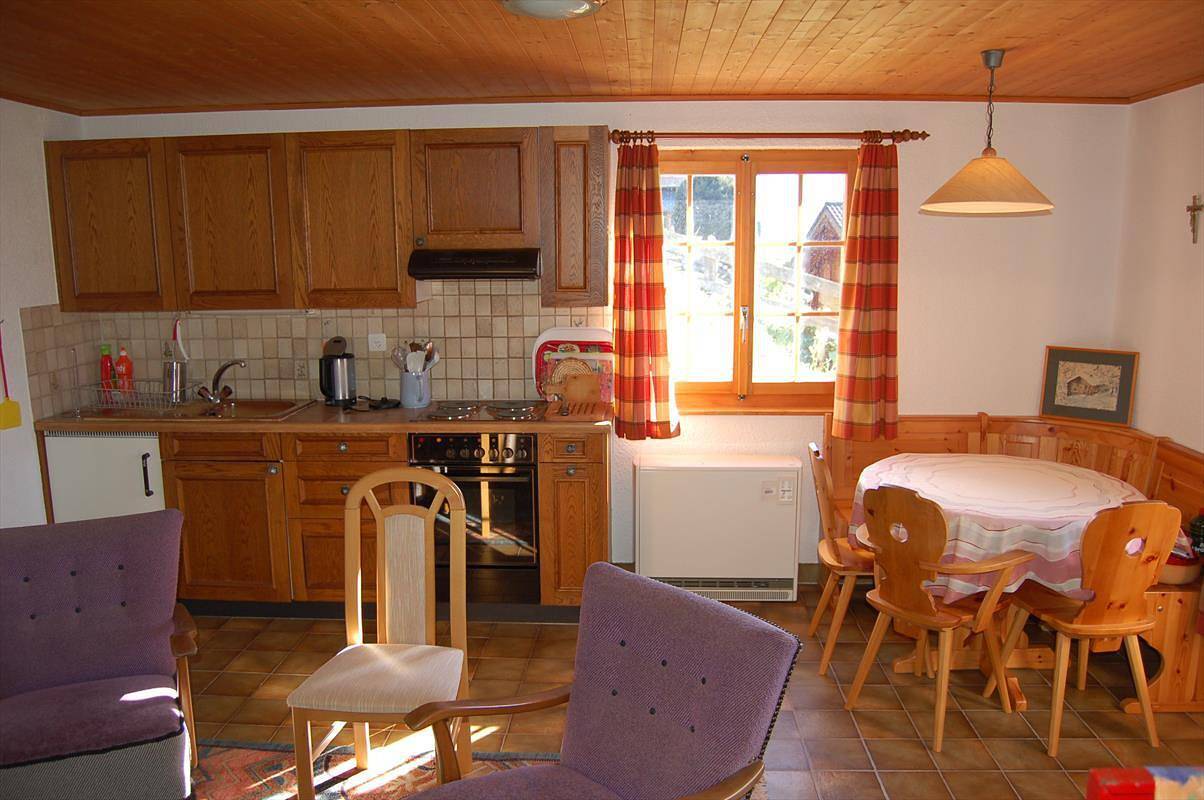 Ganze Wohnung, Leigier n°160, wohnung mit panoramablick auf das tal in Mont-Noble, Walliser Alpen