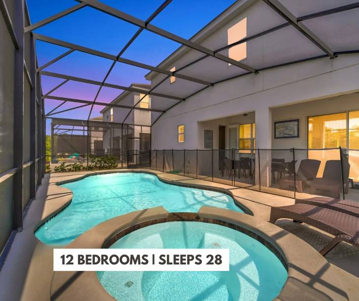 Holiday rental for 28 people, with pool, child-friendly in Kissimmee