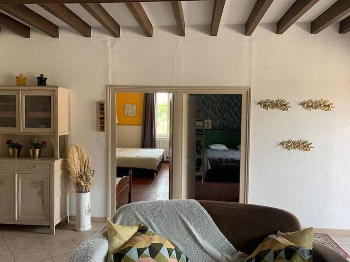 Location de vacances pour 8 personnes, avec vue sur le lac ainsi que jardin et vue à Saint-Viâtre - 3