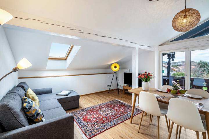 Ferienwohnung für 4 Personen, mit Balkon und Garten am Tegernsee