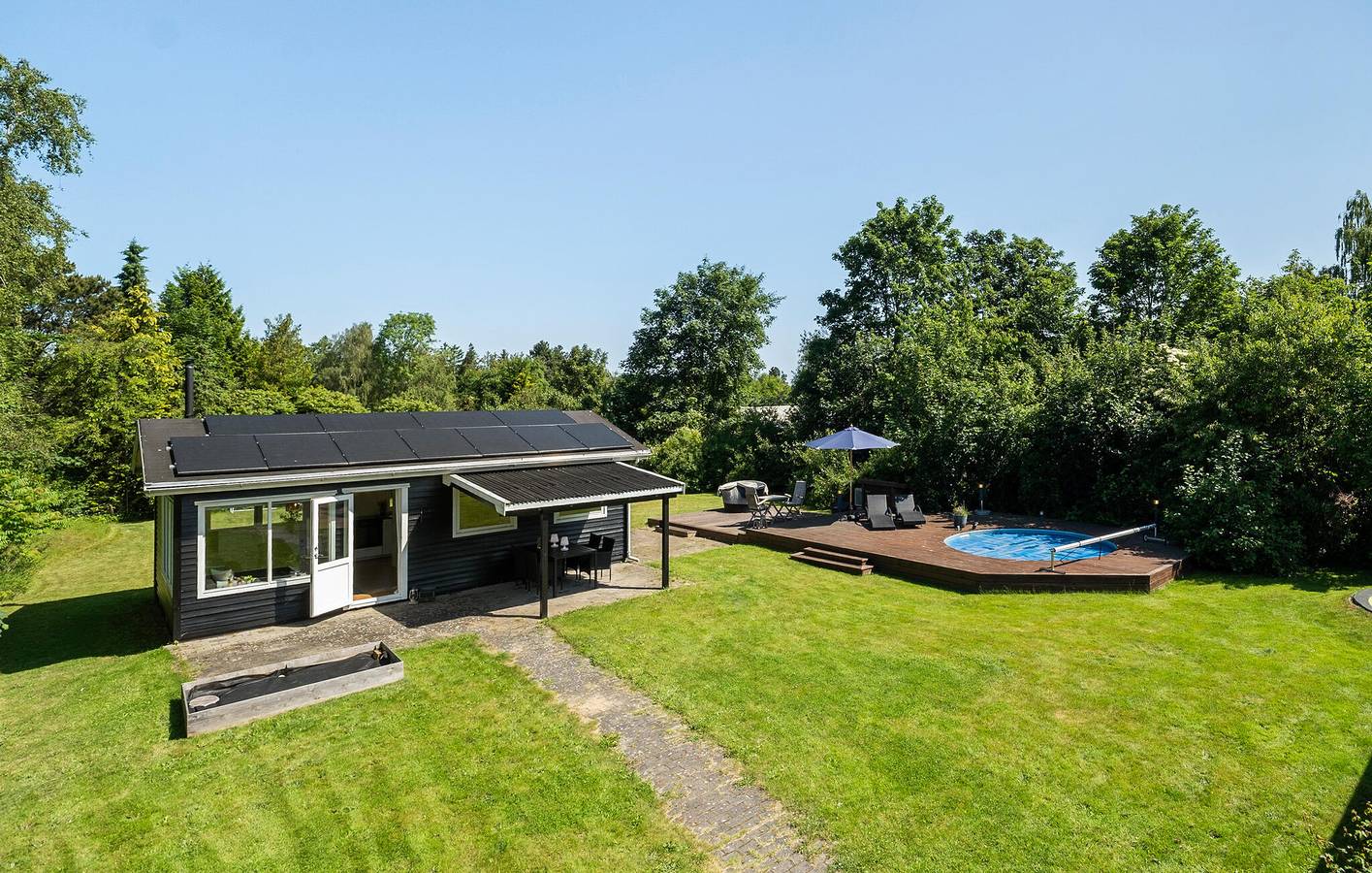 Ferienhaus für 4 Personen mit Garten in Kaldred, Kalundborg und Umgebung