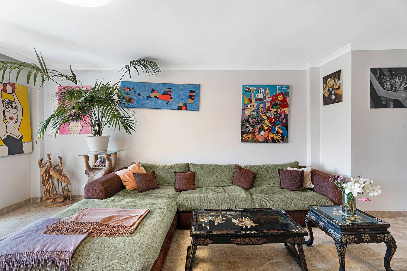 Ganze Wohnung, Ferienwohnung 'Graciosa' mit Meerblick, privater Terrasse und Wlan in Los Cristianos, Arona