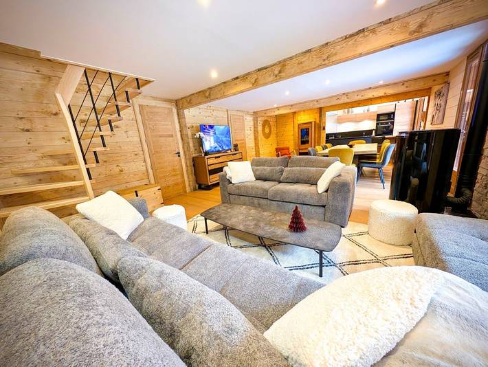 Chalet 'Valentine' mit Bergblick, privater Terrasse und Wi-Fi in Mont-de-Lans, Les Deux Alpes