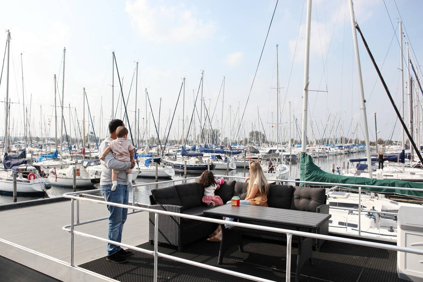 Marina Parcs — Havenlodge met dakterras en balkon (4-6 pers) Almere in Nederlandse kust