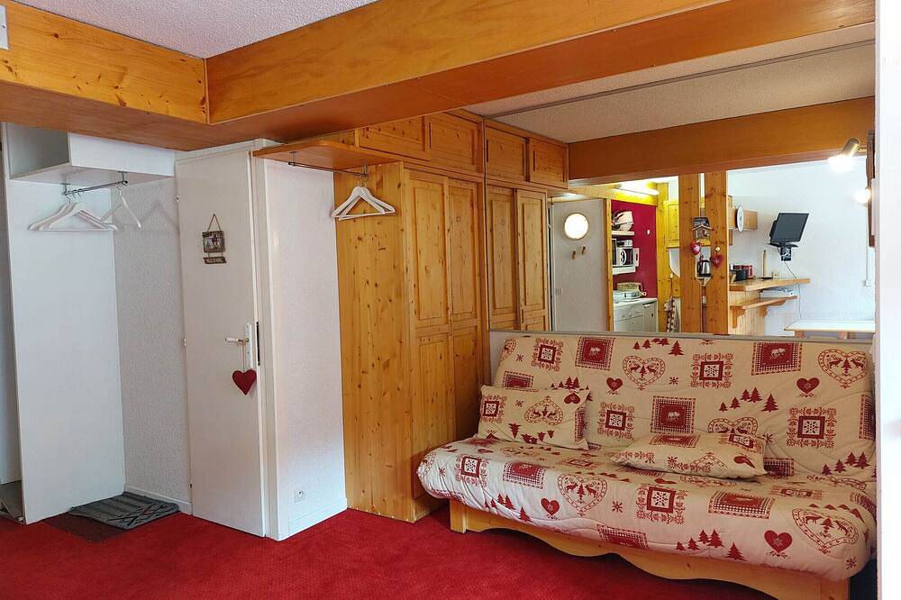 Ganze Wohnung, Gemütliche 2-Zimmer-Wohnung für 5 Pers. direkt an der Piste in Arc 1800, Bourg-Saint-Maurice