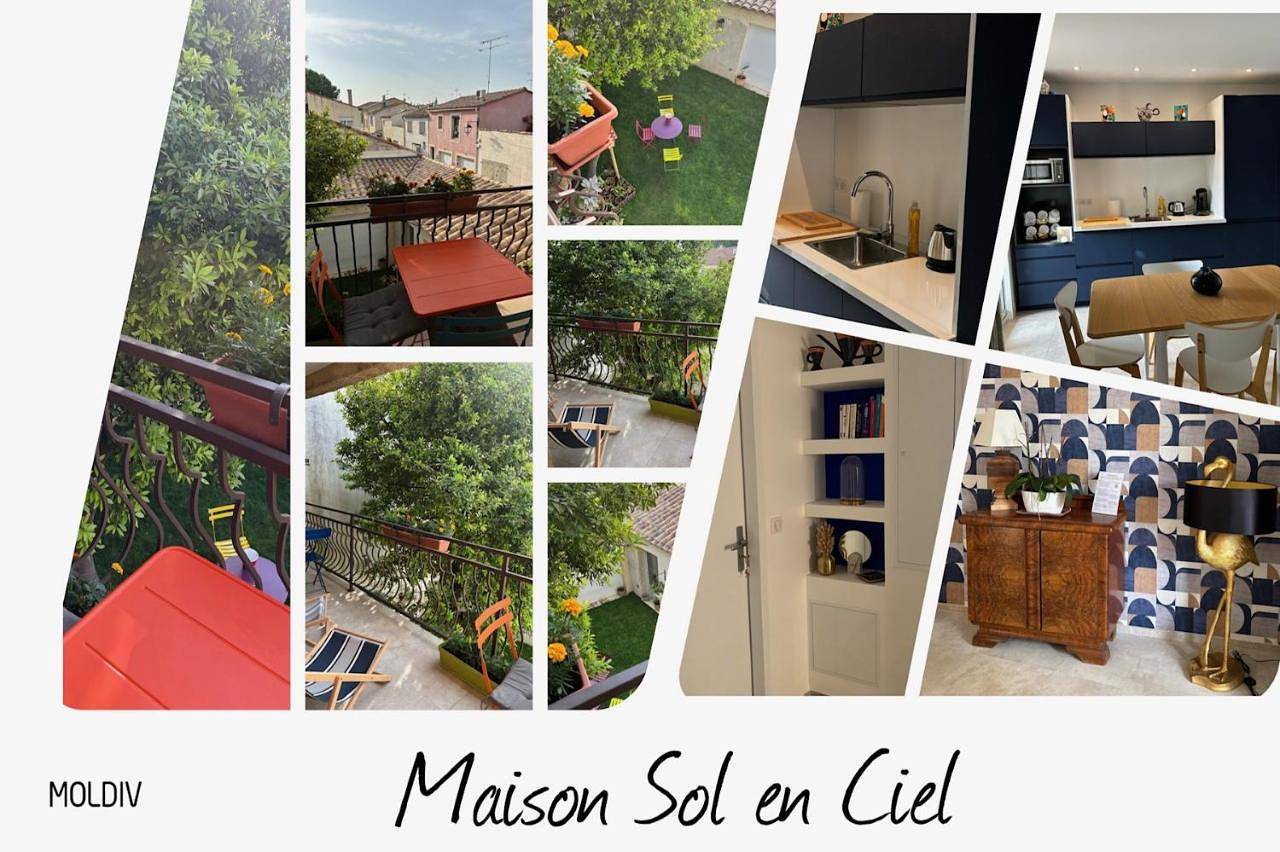 Maison sol en ciel Petit Dejeuner et Parking inclus in Aigues-Mortes, Côte d'Améthyste