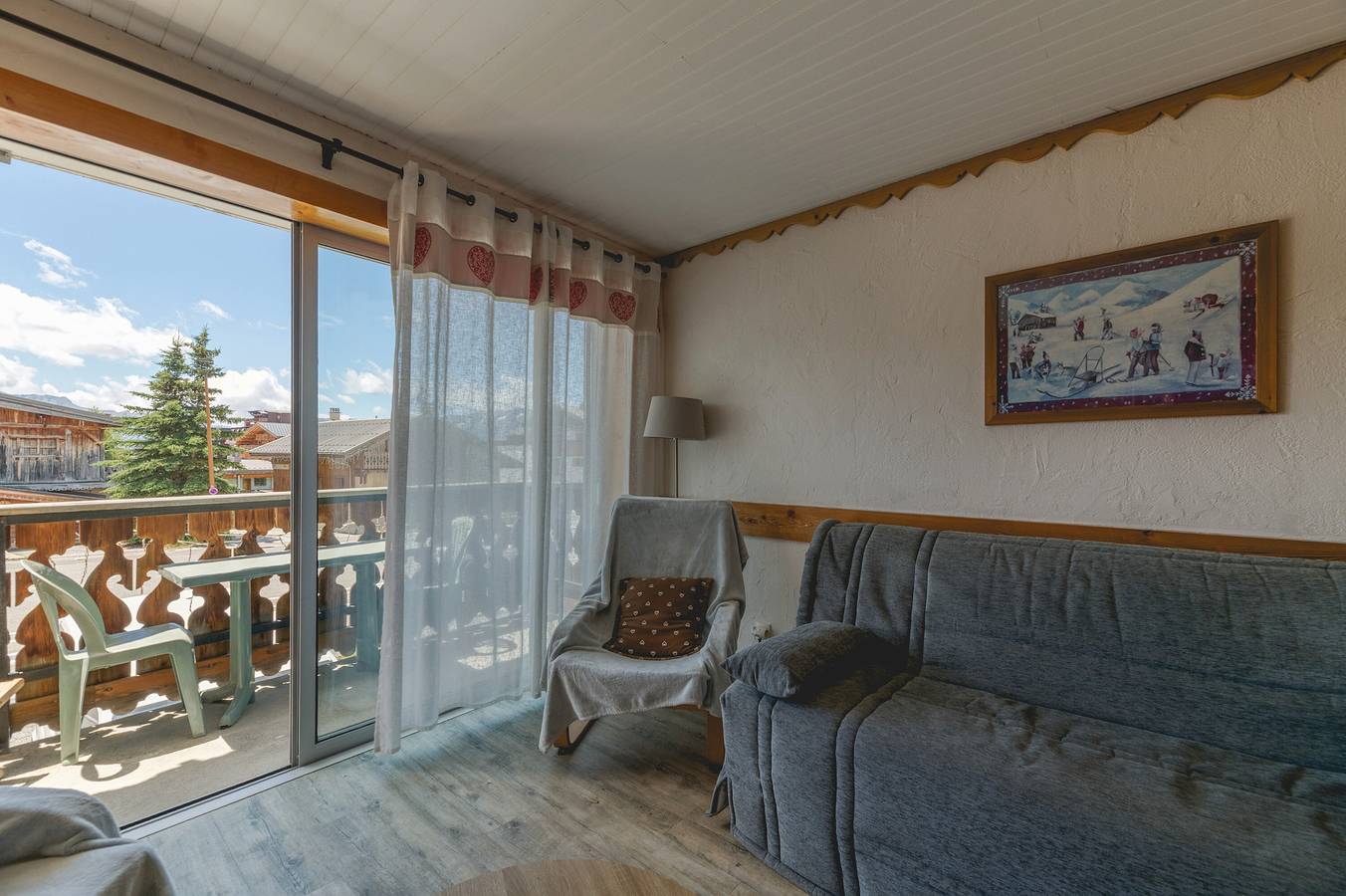 Appartement entier, Appartement 'Crocus 3 45m2' avec balcon et Wi-Fi in Huez, Parc national des Écrins