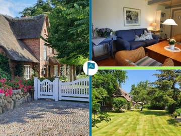 Ferienhaus für 5 Personen, mit Terrasse und Garten in Süderende