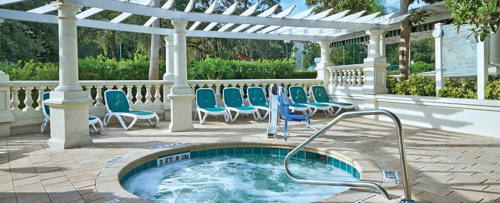 Casa de férias para 4 pessoas, com piscina e jacuzzi e ainda varanda nos Estados Unidos