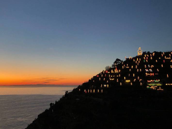 Apartamento entero, Apartamento 'Seashell' con vistas al mar y Wi-Fi in Manarola, Riomaggiore Municipio