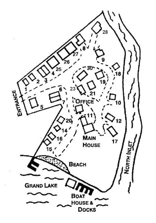 Log cabin for 18 people, with yard and balcony in Grand Lake