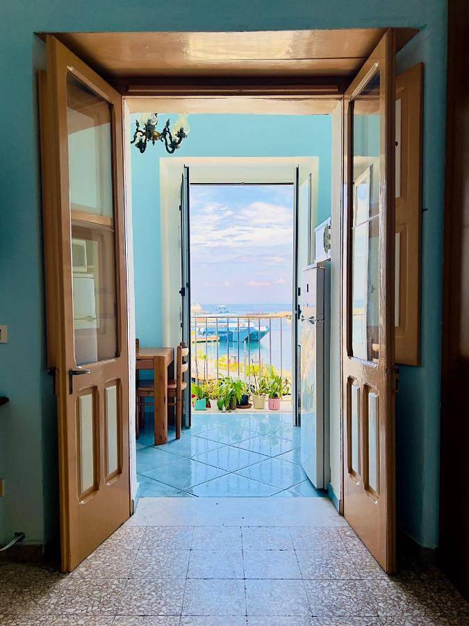 Ferienwohnung für 6 Personen, mit Balkon und Terrasse sowie Ausblick