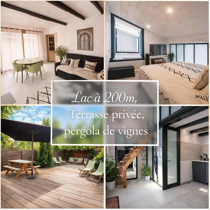 Appartement de vacances pour 4 personnes, avec jardin et vue