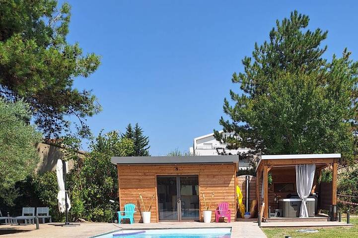 Appartement de vacances pour 4 personnes, avec jardin à Monteux