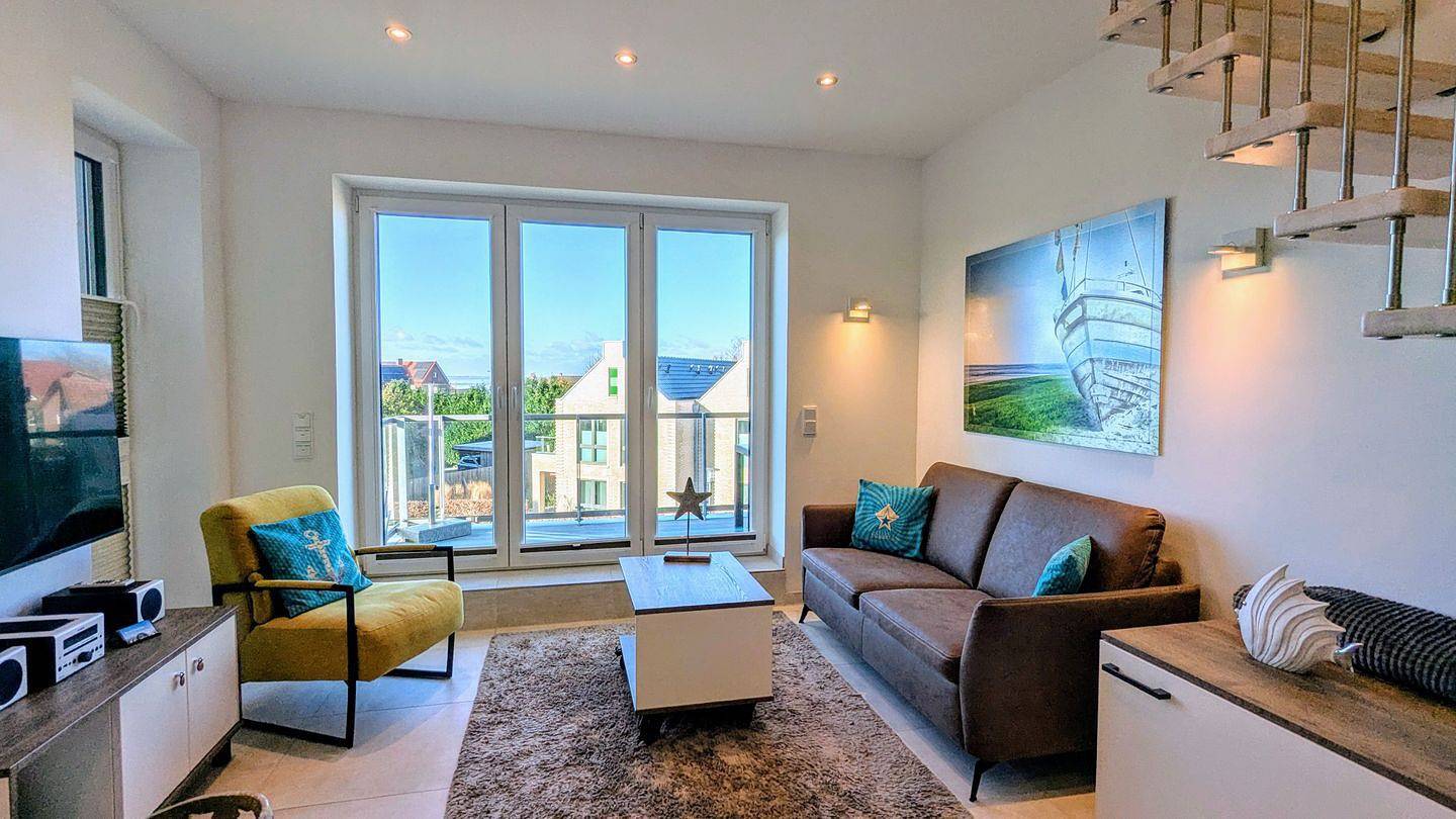 Ganze Wohnung, Entspannender Urlaub im Jadestern mit Meerblick im Nordseepark Dangast! in Nordseebad Dangast, Varel