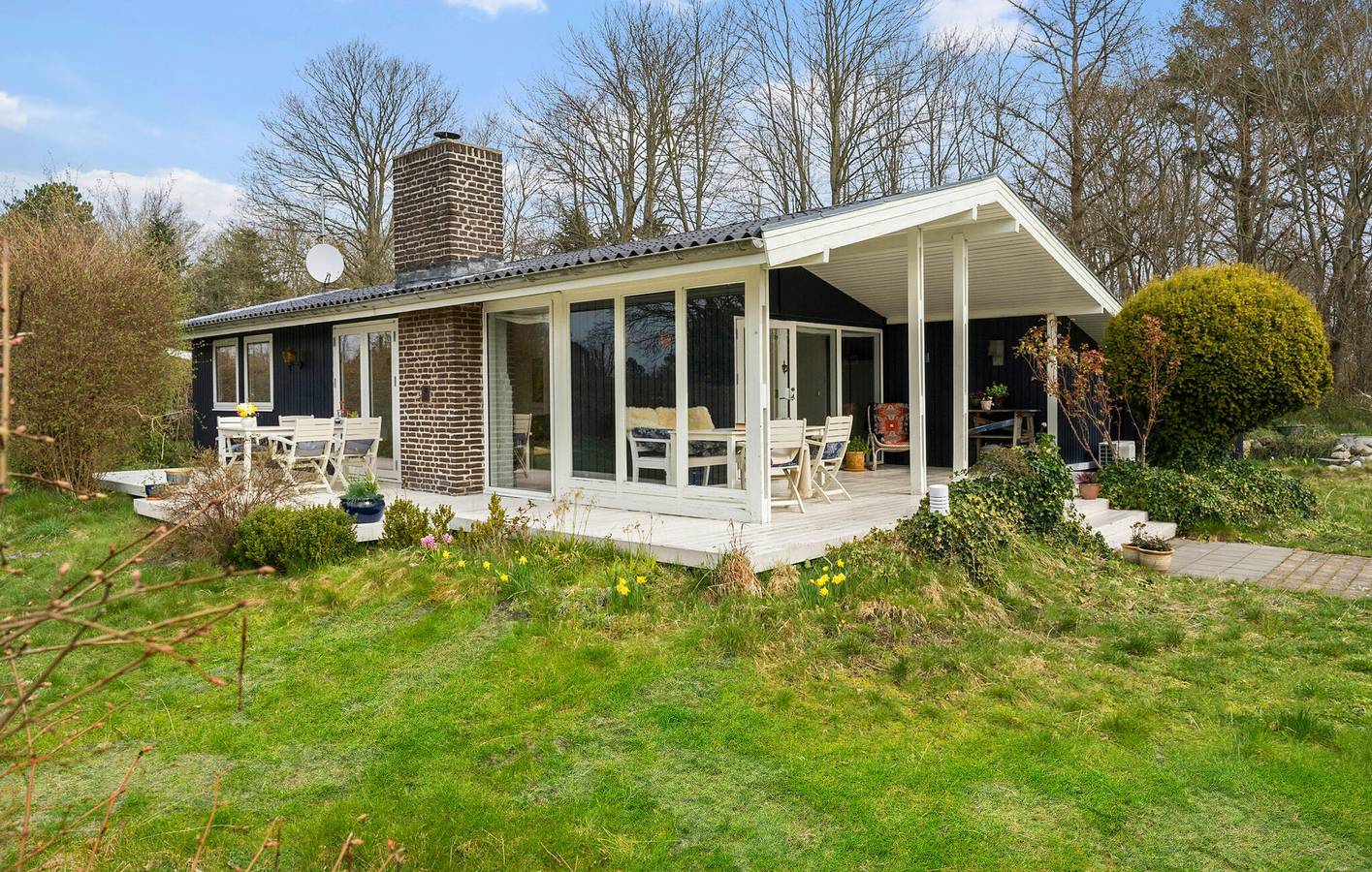 Ferienhaus für 5 Personen mit Terrasse in Saksild Strand, Saksild