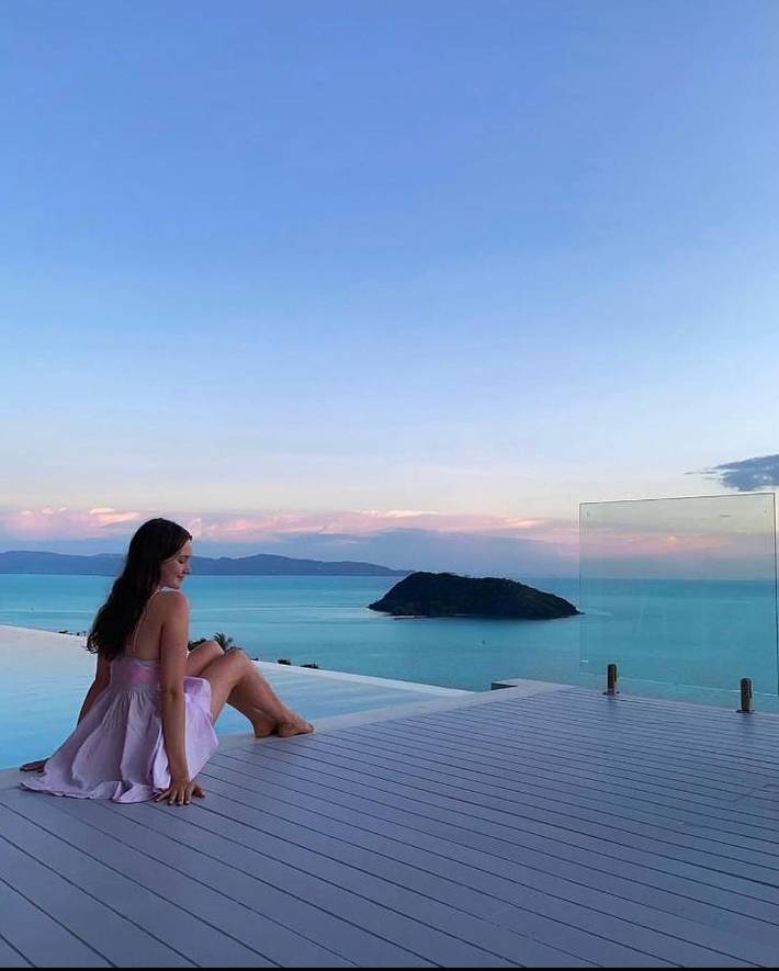 Station pour 2 personnes, avec piscine ainsi que jardin et vue dans Koh Phangan - 4