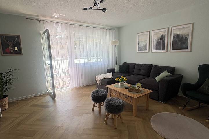 Ganze Wohnung, Stilvolle Ferienwohnung Mr. Hirsch mit traumhaftem Burgblick in Gutach ort, Hausach