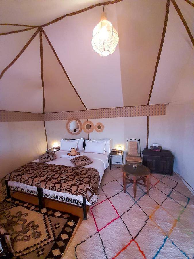 Camping für 3 Personen, mit Ausblick in Marokko