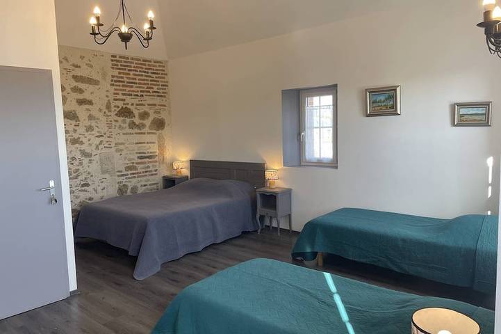 Chambre d’hôte pour 4 personnes, avec jardin dans Sèvremont