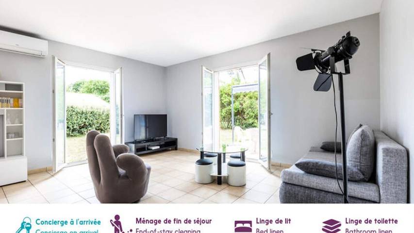 Gîte pour 7 personnes, avec jardin dans Taussat - 2