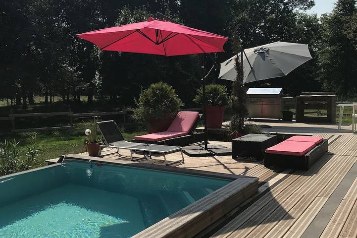 Maison de vacances pour 9 personnes, avec jardin et terrasse