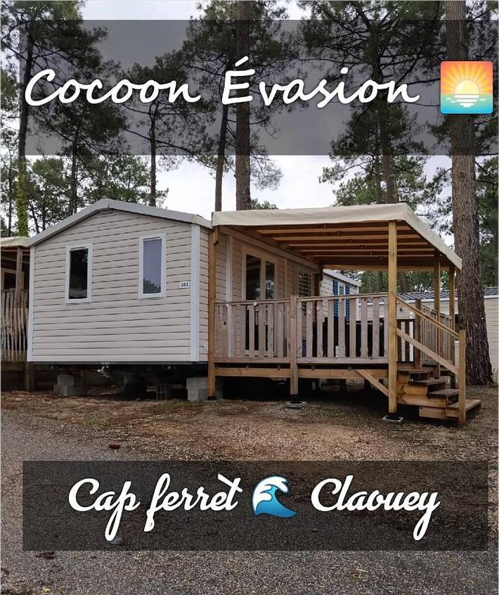 Camping pour 5 personnes, avec terrasse dans Claouey