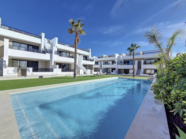 Apartamento para 6 personas, con terraza y piscina para niños en San Pedro del Pinatar