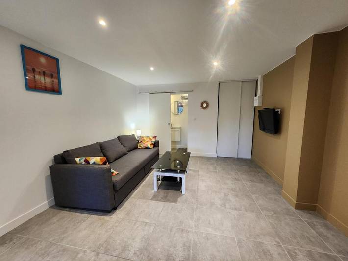 Appartement de vacances pour 2 personnes, avec Balcon ainsi que Terrasse et Jardin